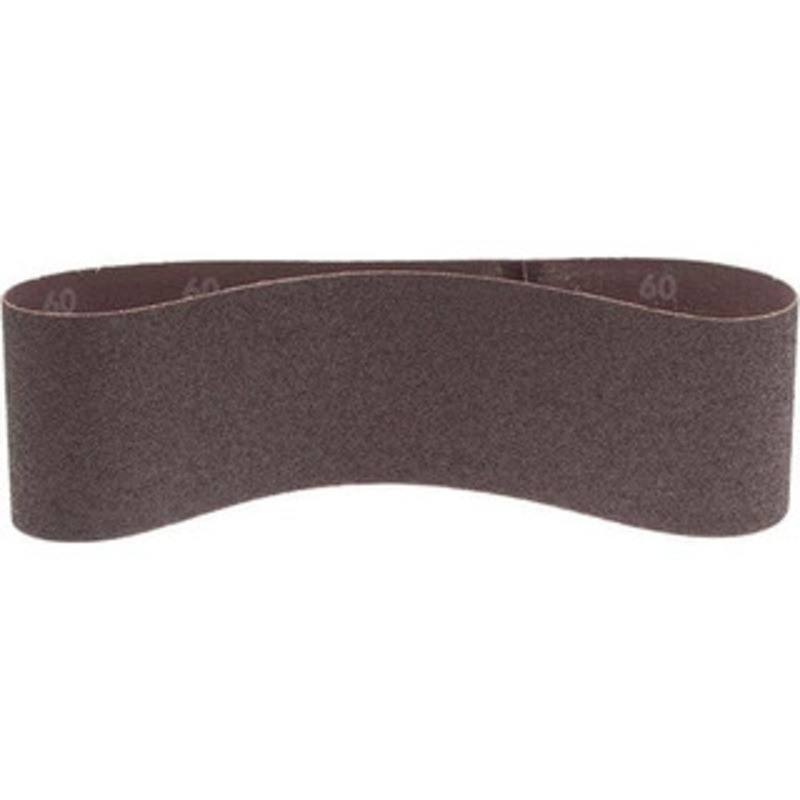 Norton 3 Wide x 24 OAL, 60 Grit, Aluminum Oxide Abrasive Belt Aluminum Oxide, Medium, Coated, X Weighted Cloth Backing, Series R228 78072727935 – 05816061
