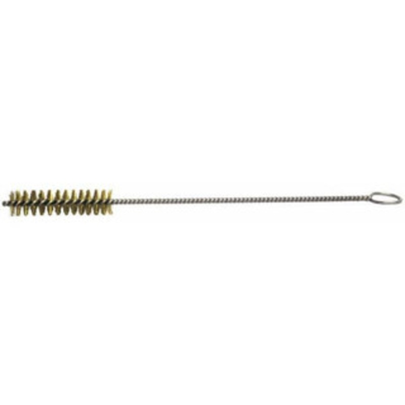 Weiler Abrasives 1 Long x 1/8 Diam Stainless Steel Hand Tube Brush Single Spiral, 6 OAL, 0.003 Wire Diam, 3/32 Shank Diam 21249 – 75851402