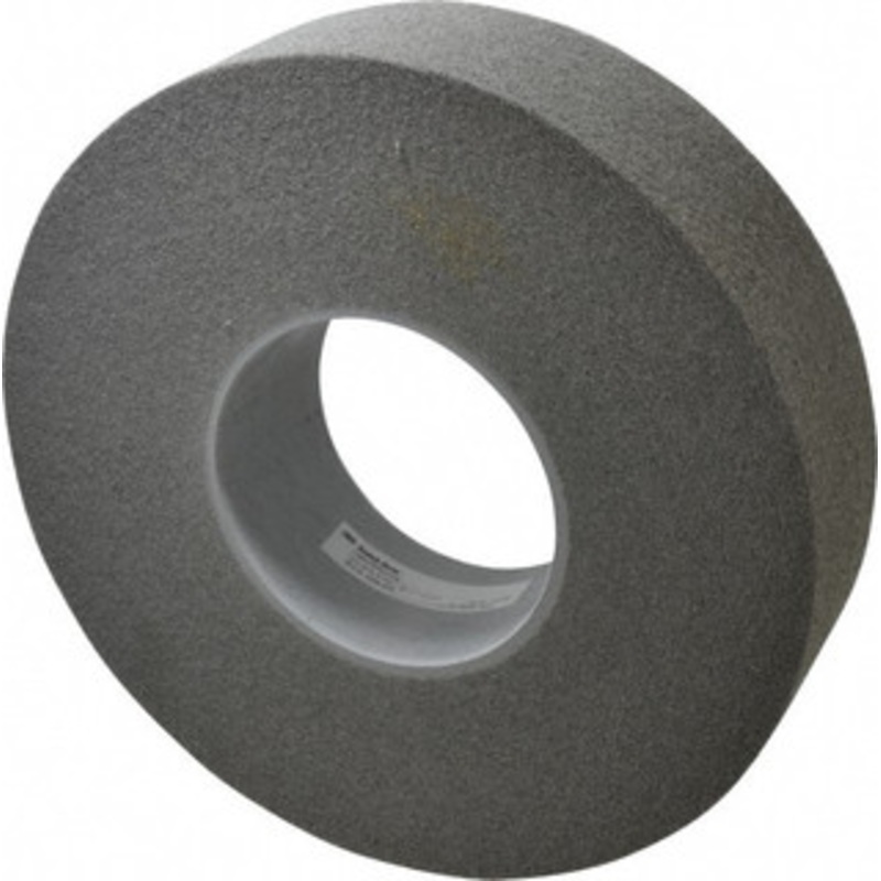 3M 12 Diam, 3 Face Width, 5 Center Hole, Fine Grade, Silicon Carbide Deburring Wheel Convolute, Hard Density 7 Grade, 3,000 RPM 7000120905 – 01261908