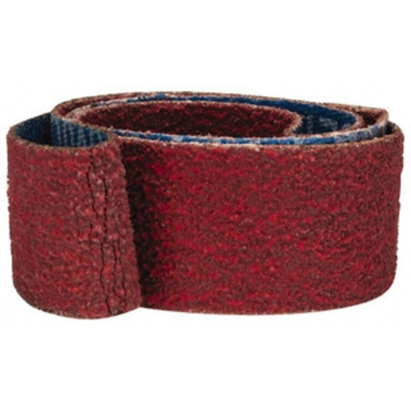 Norton 3/4 Wide x 18 OAL, 60 Grit, Ceramic Abrasive Belt Ceramic, Medium, Coated, Y Weighted Cloth Backing, Series R981 78072745691 – 68018837