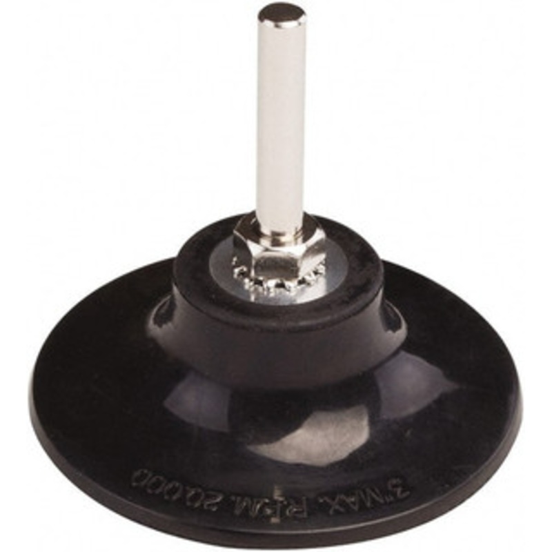 Tru-Maxx 3 Diam Quick-Change Type P Disc Backing Pad 1/4 Shank Diam, Hard Density, 20,000 RPM, Quick-Lok Compatible RP305H – 68135698