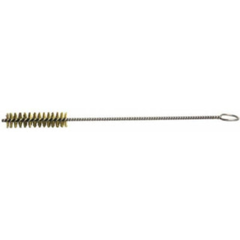 Weiler Abrasives 2 Long x 3/8 Diam Stainless Steel Hand Tube Brush Single Spiral, 8 OAL, 0.006 Wire Diam, 1/8 Shank Diam 21103 – 75850750