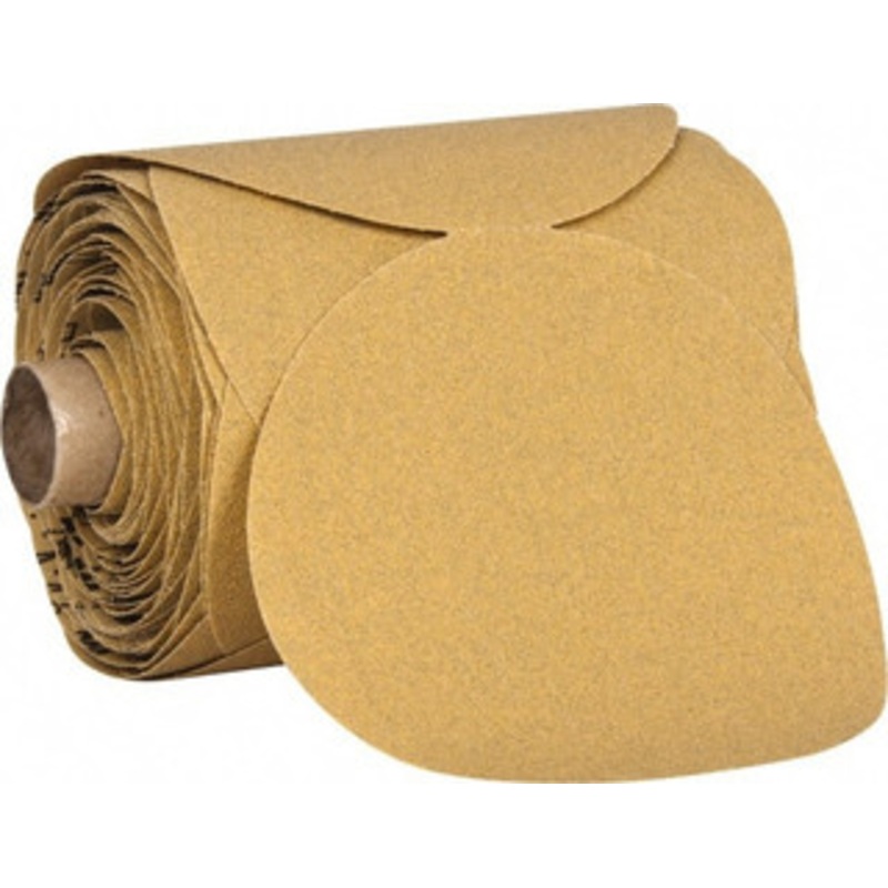 3M 5 Diam, 120 Grit Aluminum Oxide Adhesive PSA Disc Fine Grade, Yellow, C Weighted Backing, Flexible, Use with Random Orbital Sanders 00051144887002 – 85414696
