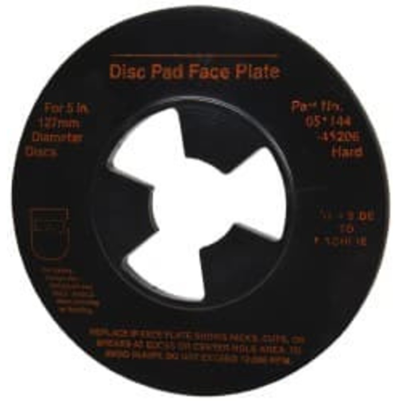 3M 5 Max Diam, Abrasive Disc Face Plate 5/8-11, 9,500 RPM 45206-1 – 01959147