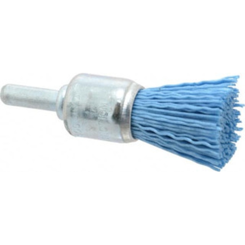 Dico 3/4 Diam Nylon End Brush 1/4 Shank Diam 505-787 BLUE – 05359872