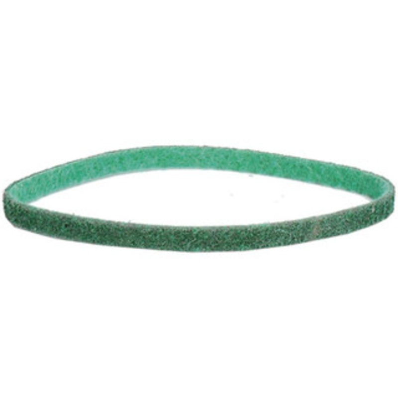 Norton 1/4 Wide x 18 OAL, Aluminum Oxide Abrasive Belt Aluminum Oxide, Fine, Nonwoven, Cloth Backing 66623333424 – 65398034