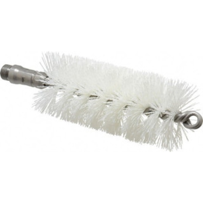 Schaefer Brush 4-1/2 Long x 2 Diam Nylon Tube Brush Single Spiral, 7 OAL, 0.022 Filament Diam, 1/4 Shank Diam 42606 – 82146036