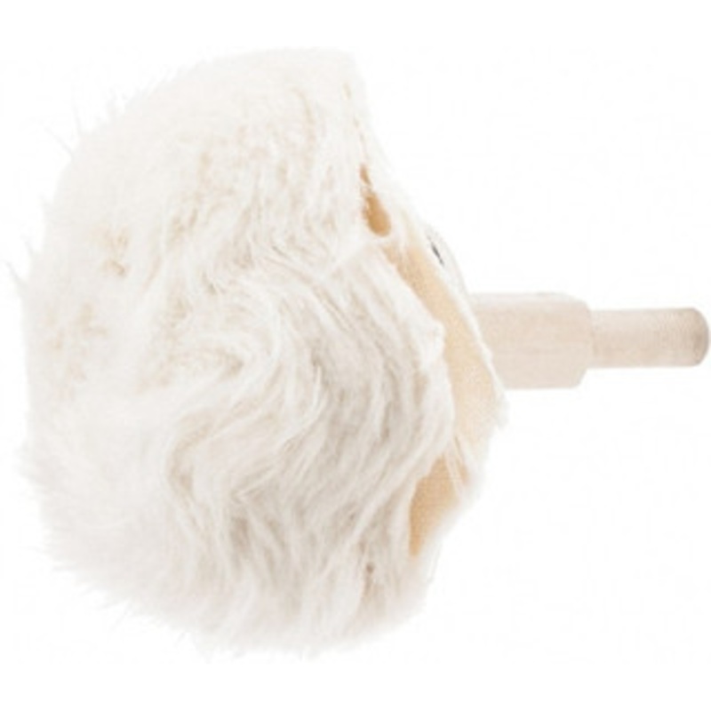 Value Collection 2 Diam 1/4 Shank Diam Soft Density Round End Shaped Mounted Bob 2 Head Length, 2-1/2 Shank Length, Cotton Muslin 520911050 – 66998279
