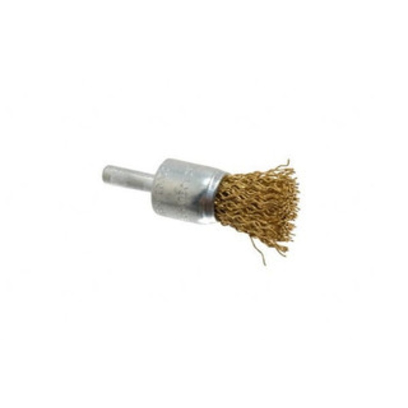 Value Collection 3/4 Diam Brass End Brush 7/8 Trim Length, 1/4 Shank Diam, 20,000 Max RPM 0401906350 – 74038266