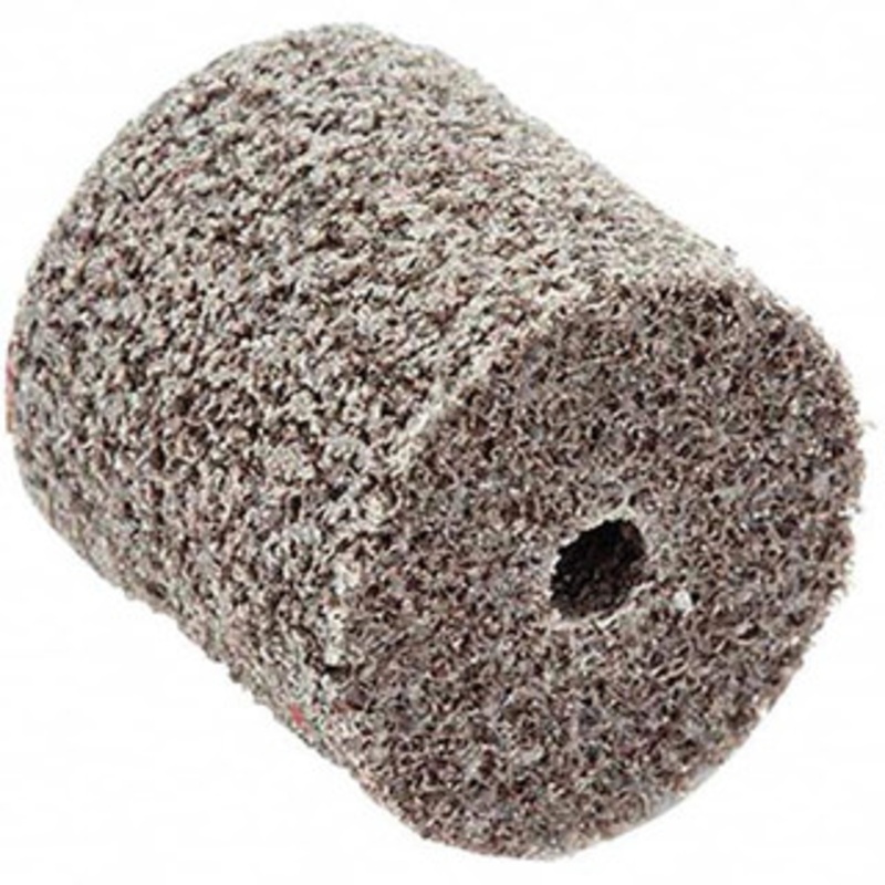 3M 1 Diam, 1 Face Width, 3/16 Center Hole, Medium Grade, Aluminum Oxide Deburring Wheel Unitized, Hard Density 8 Grade, 35,100 RPM 7000148249 – 01174945