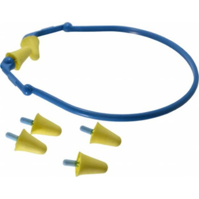 3M Reusable, Banded, 25 dB Earplugs Yellow, 1 Band, 2 Pairs of Pods 7000052717 – 06520670