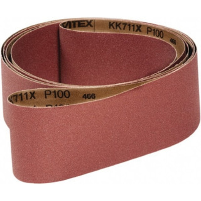 VSM Abrasives Corp. 2 Wide x 72 OAL, 400 Grit, Aluminum Oxide Abrasive Belt Aluminum Oxide, Coated, X Weighted Cloth Backing, Wet/Dry, Series KK711X 318015 – 35784628