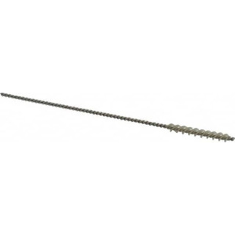 Weiler Abrasives 0.135 Diam Helical Nylon Tube Brush 0.012 Filament Diam, 1 Brush Length, 4 OAL, 0.075 Diam Shank 98415 – 75852632