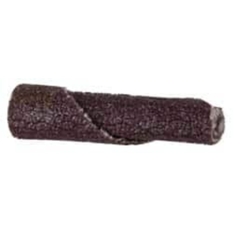 3M 1 Max Roll Diam x 2 OAL, 36 Grit Aluminum Oxide Straight Cartridge Roll 3/16 Pilot Hole Diam, Very Coarse Grade, X Weighted Cloth Backing, 12,000 Max RPM 7100102027 – 66013160