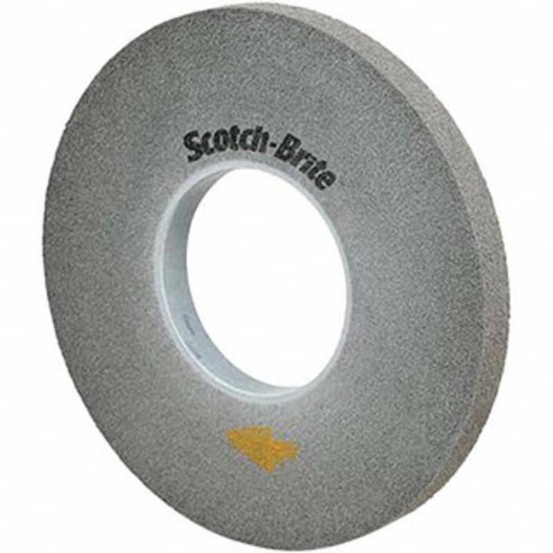 3M 12 Diam, 1/2 Face Width, 5 Center Hole, Fine Grade, Silicon Carbide Deburring Wheel Convolute, Soft Density 9 Grade, 3,000 RPM 7010329362 – 40530362