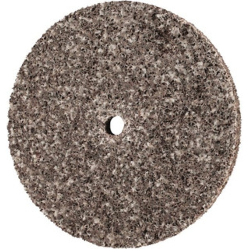 3M 3 Diam, 1/4 Face Width, 1/4 Center Hole, Coarse Grade, Aluminum Oxide Deburring Wheel Unitized, Hard Density 7 Grade, 18,100 RPM 7000045845 – 00673681