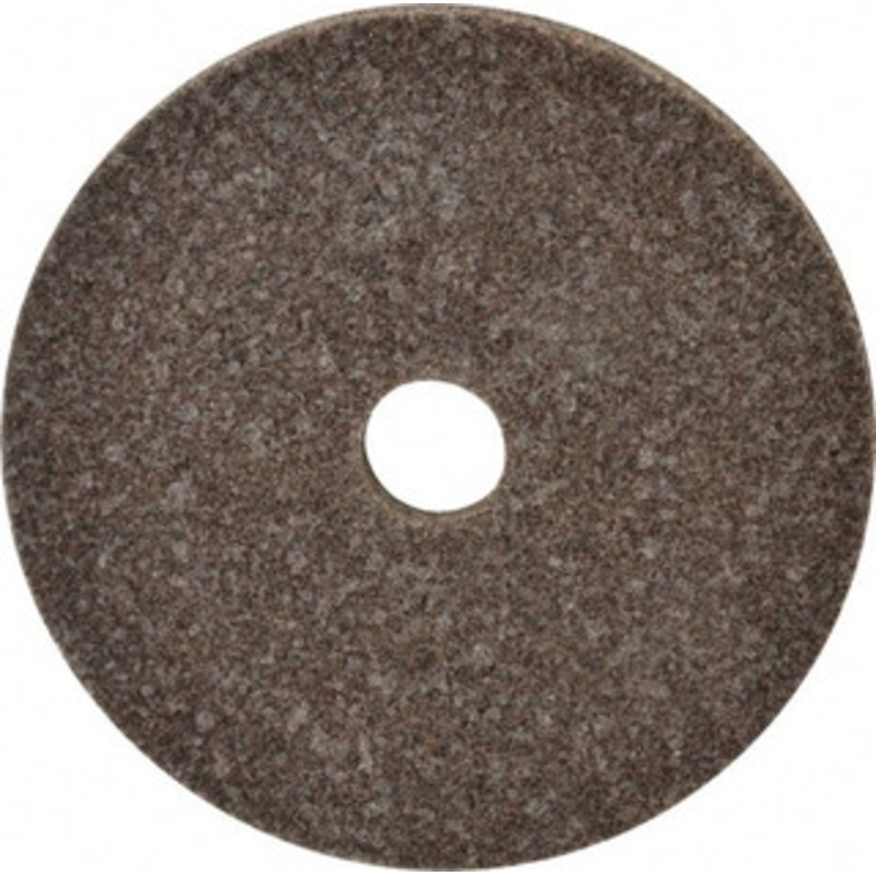 3M 6 Diam, 1/2 Face Width, 1 Center Hole, Coarse Grade, Aluminum Oxide Deburring Wheel Unitized, Hard Density 8 Grade, 7,500 RPM 7000121028 – 09260811