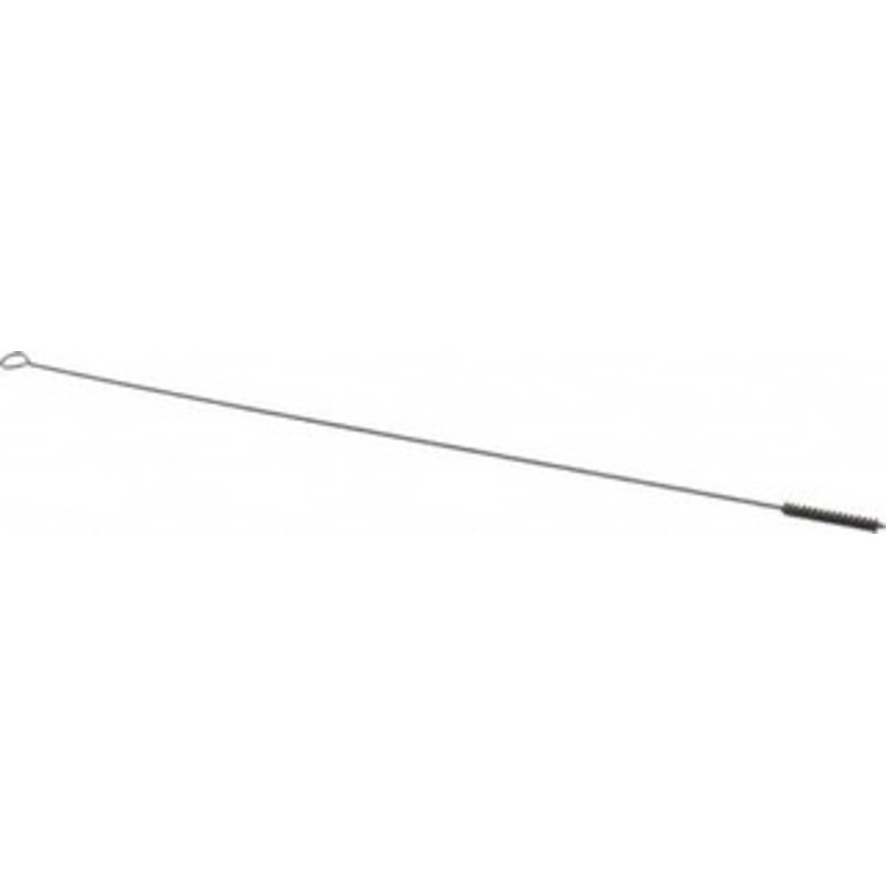 Made in USA 1-1/2 Long x 1/4 Diam Stainless Steel Twisted Wire Bristle Brush Double Spiral, 18 OAL, 0.003 Wire Diam, 0.091 Shank Diam 09-220418 – 03716511