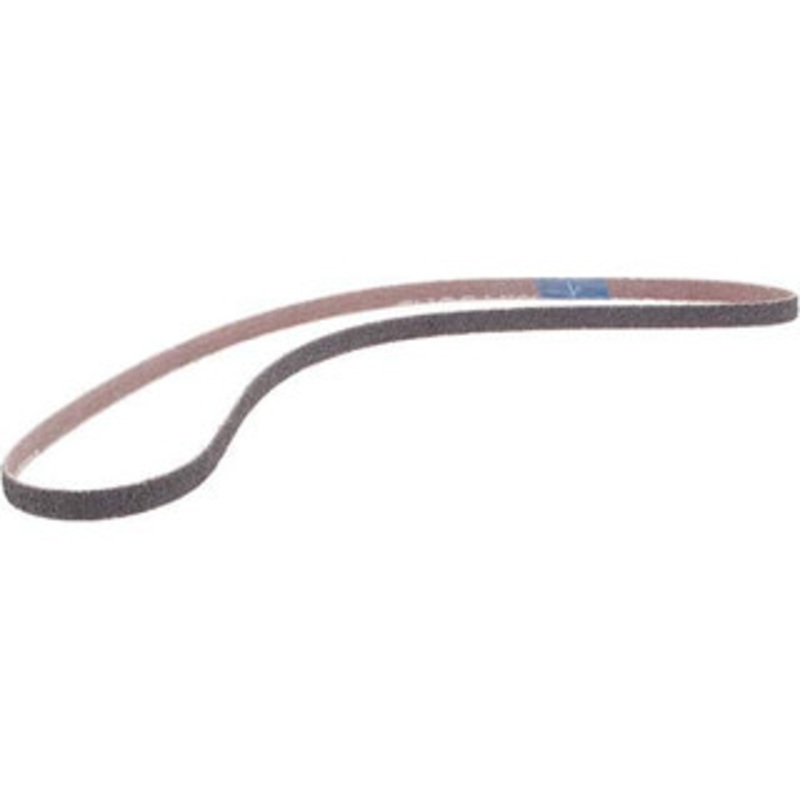 Norton 1/4 Wide x 24 OAL, 40 Grit, Aluminum Oxide Abrasive Belt Aluminum Oxide, Coarse, Coated, Series R228 78072733177 – 82104167