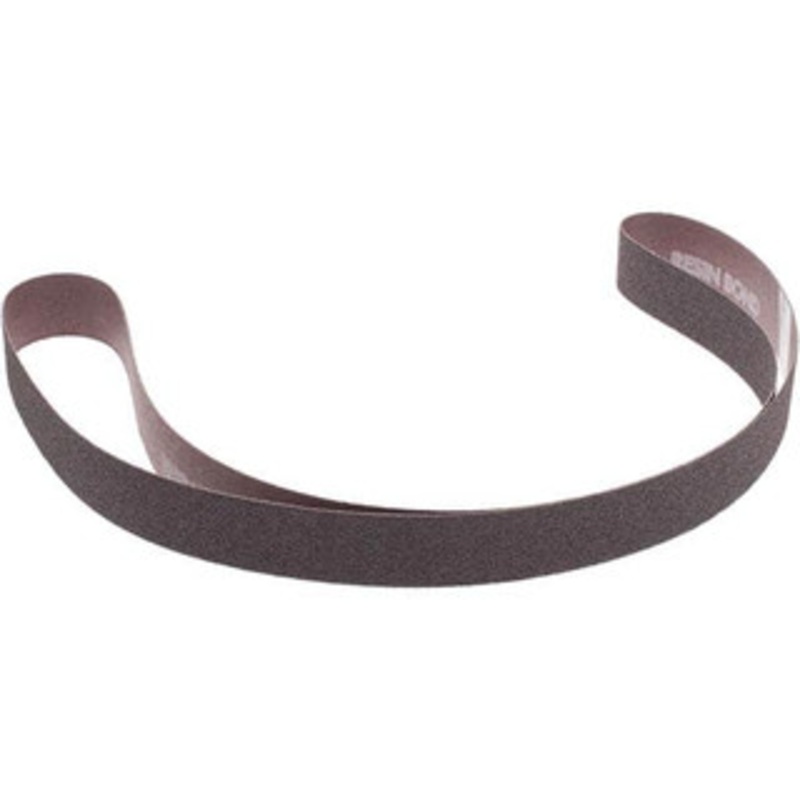 Norton 1 Wide x 42 OAL, 80 Grit, Aluminum Oxide Abrasive Belt Aluminum Oxide, Medium, Coated, X Weighted Cloth Backing, Series R228 78072720895 – 05964085