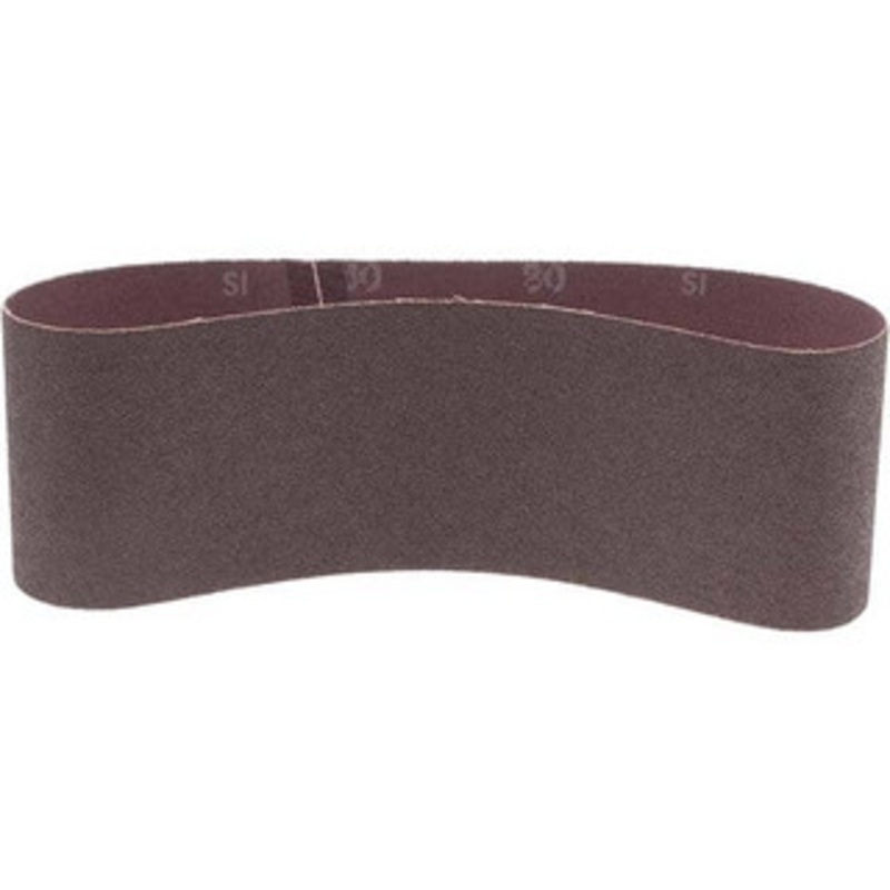 Norton 3 Wide x 21 OAL, 80 Grit, Aluminum Oxide Abrasive Belt Aluminum Oxide, Medium, Coated, X Weighted Cloth Backing, Series R228 78072727924 – 05815089