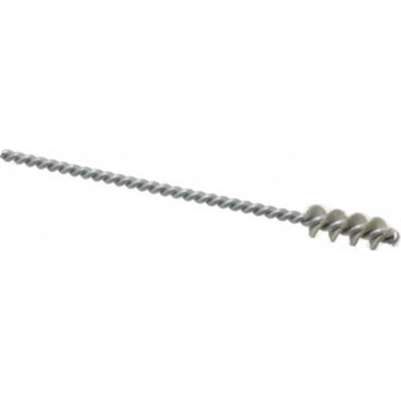 Weiler Abrasives 0.385 Diam Helical Nylon Tube Brush 0.012 Filament Diam, 1 Brush Length, 5 OAL, 0.147 Diam Shank 98420 – 75852681