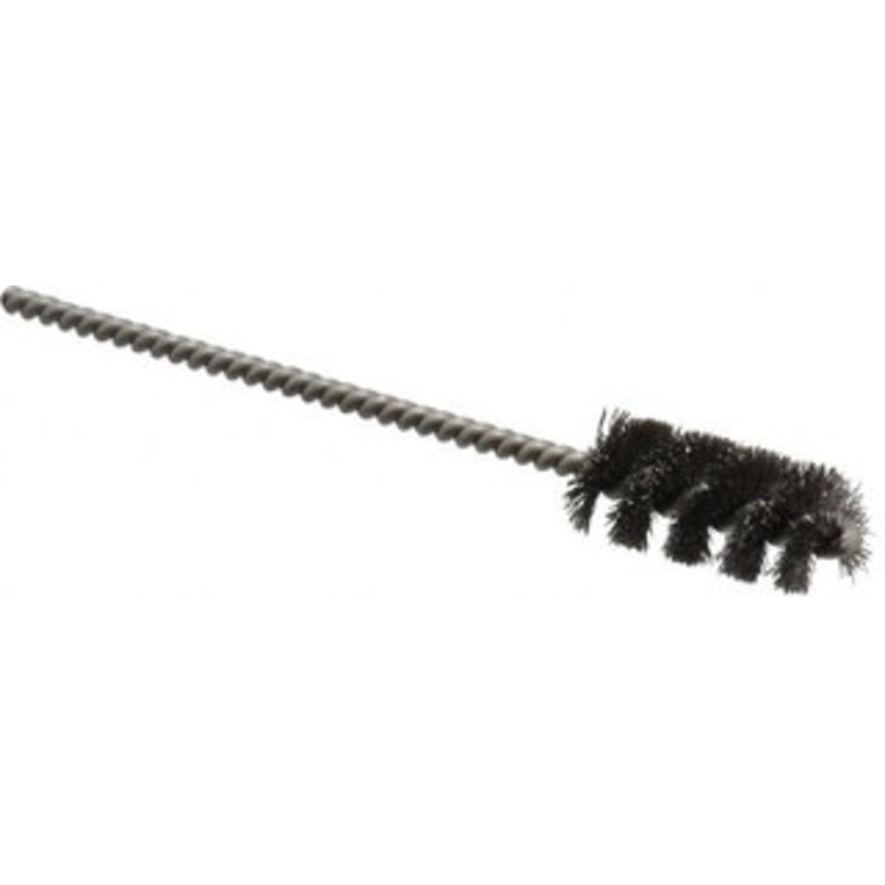 Weiler Abrasives 7/16 Diam Helical Steel Tube Brush 0.005 Filament Diam, 1 Brush Length, 3-1/2 OAL, 1/8 Diam Stainless Steel Shank 21142 – 75851071