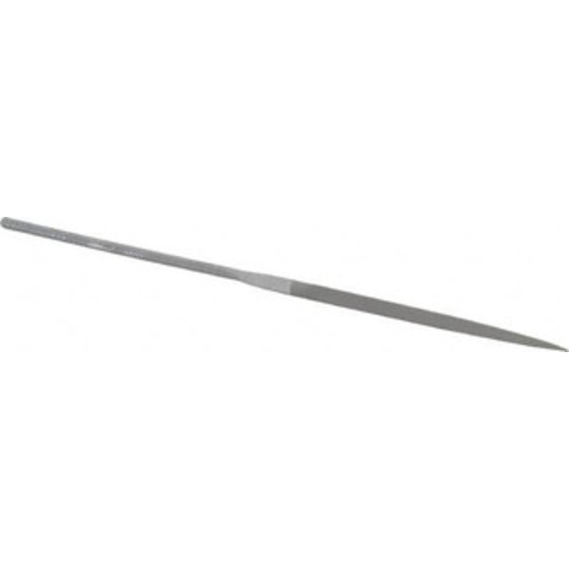 Grobet USA 6-1/4 Needle Precision Swiss Pattern Knife File 4 Cut, 3 LOC, with Handle 31.561 – 60235249