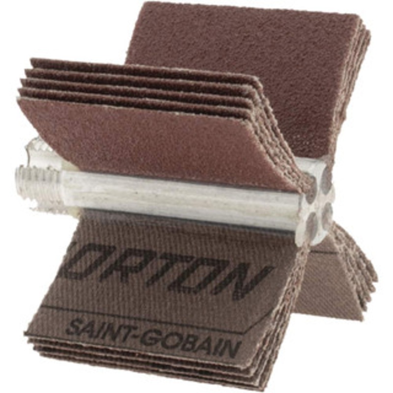 Merit Abrasives 80 Grit, Coated, Aluminum Oxide Bore Polisher Medium Grade, 20,000 RPM, Polishes Bores with 1-1/2 to 2 Diam 08834154101 – 98379365