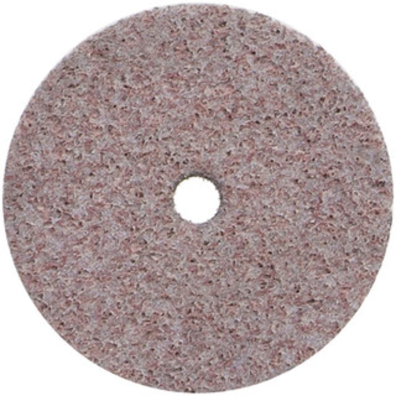 Norton 2 Diam, 1/4 Face Width, 1/4 Center Hole, Coarse Grade, Aluminum Oxide Deburring Wheel Unitized, Hard Density 8 Grade, 11,000 RPM 66261052275 – 05009733