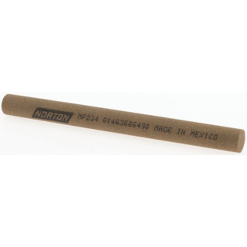 Norton 4 Long x 3/8 Diam x 3/8 Thick, Aluminum Oxide Sharpening Stone Round, Medium Grade 61463686490 – 97235857