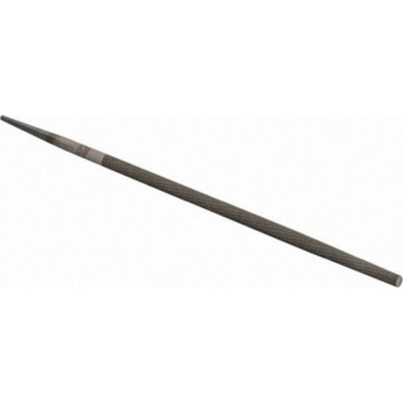 PFERD 8 Long, Smooth Cut, Round American-Pattern File Single Cut, 0.31 Overall Thickness, Tang 11069 – 46820734