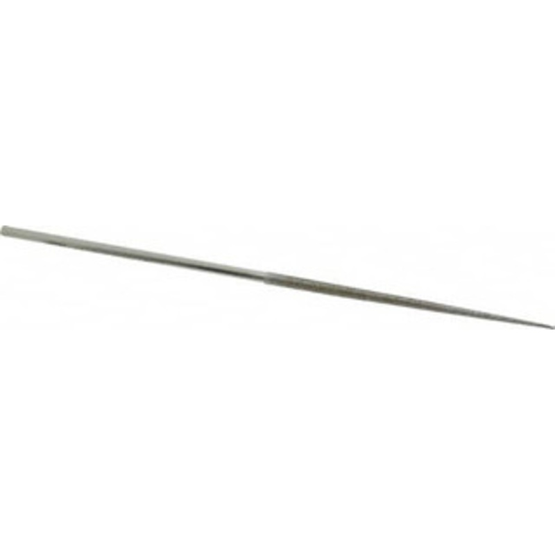 Strauss & Co. 5-1/2 OAL Medium Round Needle Diamond File 1/8 Wide x 1/8 Thick, 2-3/4 LOC, 126 Grit 2162 D126 – 05241799