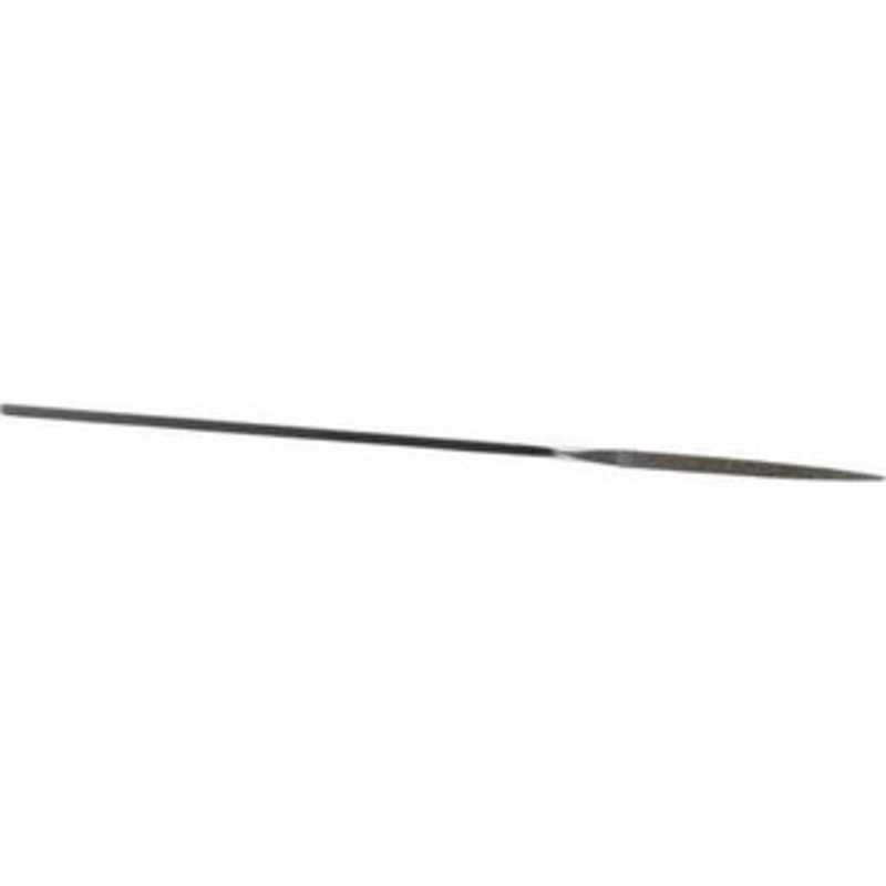 Strauss & Co. 5-1/2 OAL Medium Three Square Needle Diamond File 1/8 Wide x 1/8 Thick, 1-5/8 LOC, 126 Grit MI8614 D126 – 05237136