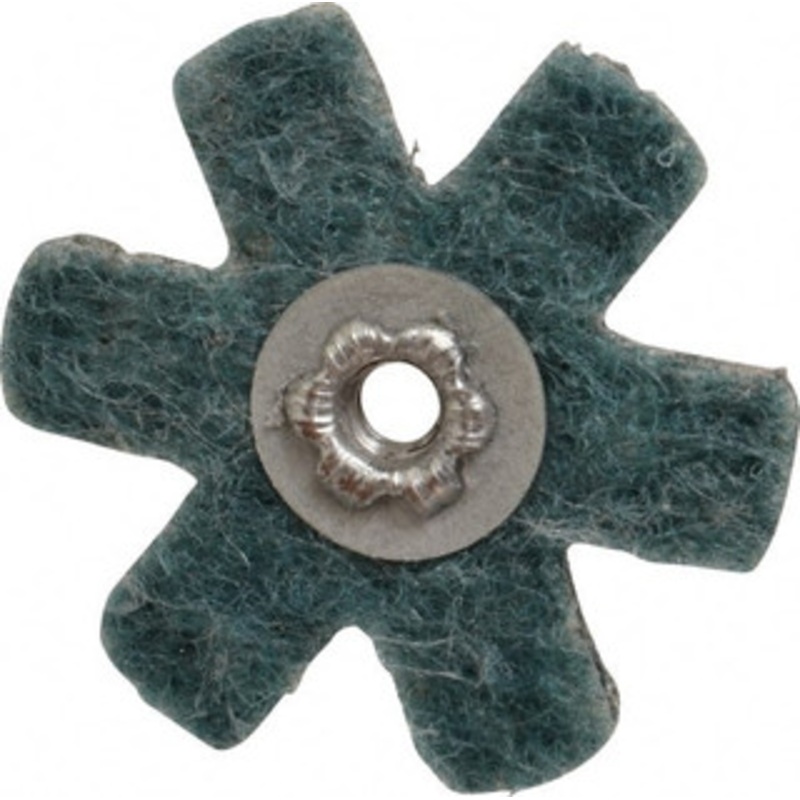 Superior Abrasives 2 Diam Nonwoven Sanding Star Very Fine Grade, Eyelet, 8,000 RPM 28837 – 40037673