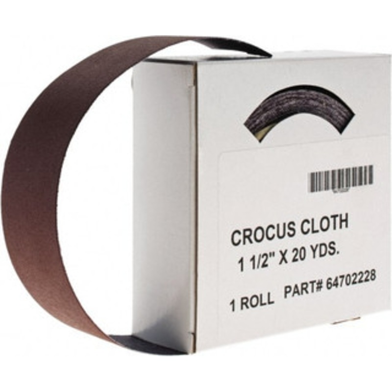 Value Collection 1-1/2 x 20 Yd Crocus Shop Roll Fine Grade, J Weighted Cloth Backing -21646-1 – 64702228