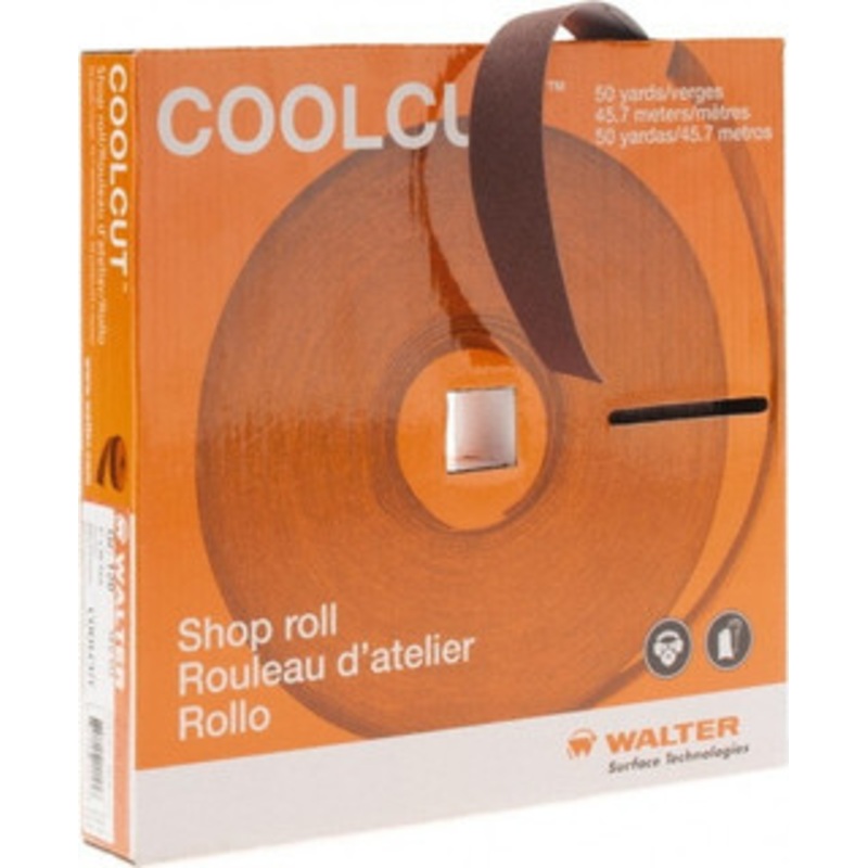Walter Surface Technologies 1 x 50 Yd 120 Grit Aluminum Oxide Shop Roll J Weighted Cloth Backing 14C112 – 42148874