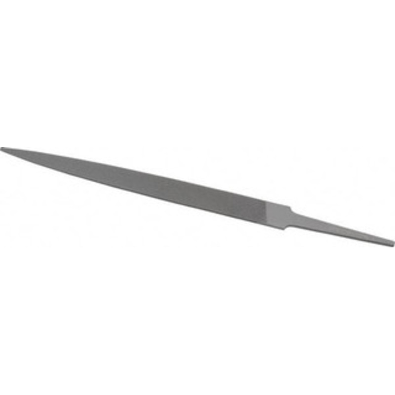 Grobet USA 6 Standard Precision Swiss Pattern Warding File Double Cut, 0 Cut, 5/8 Width x 5/64 Thick, with Tang 31.394 – 60213303
