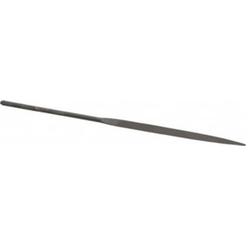 Nicholson 6-1/4 Needle Precision Swiss Pattern Half Round File 4 Cut, 3 LOC, with Handle T37821 – 60304060