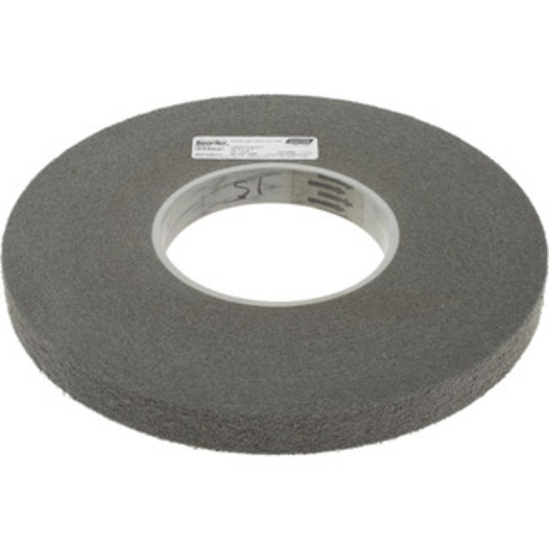 Norton 12 Diam, 1 Face Width, 5 Center Hole, Fine Grade, Silicon Carbide Deburring Wheel Convolute, Hard Density 8 Grade, 2,500 RPM 66261055262 – 05008784