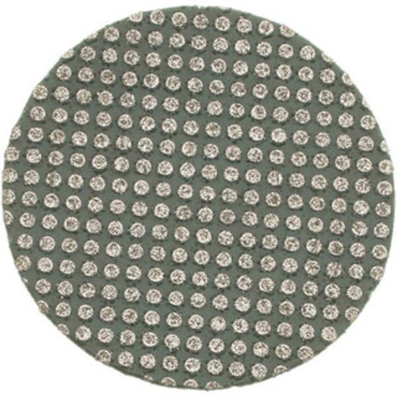 Norton 2 Diam, 60 Grit Diamond Adhesive PSA Disc Coarse Grade, Green, Cloth Backing, Flexible 66260308159 – 64977457