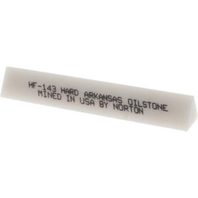 Norton 3 Long x 1/2 Wide x 1/2 Thick, Novaculite Sharpening Stone Triangle, Ultra Fine Grade 61463686630 – 05131438
