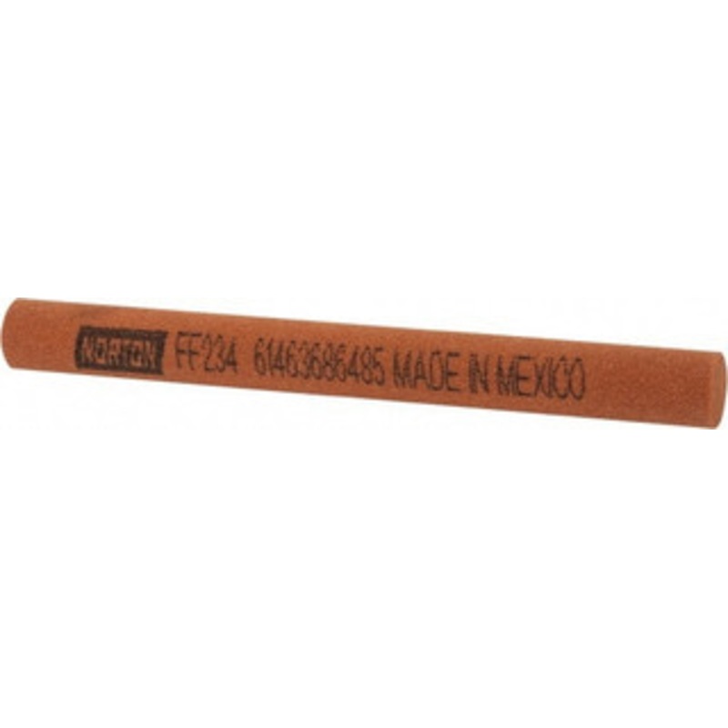 Norton 4 Long x 3/8 Diam x 3/8 Thick, Aluminum Oxide Sharpening Stone Round, Fine Grade 61463686485 – 67825224