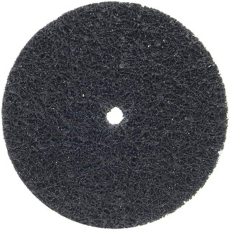 Norton 6 Extra Coarse Grade Aluminum Oxide Deburring Disc 1/2 Center Hole, Arbor Connection, Black, 8,000 Max RPM 66261008051 – 02938355