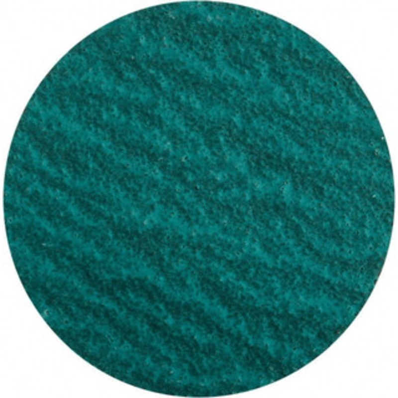 Standard Abrasives 2 80 Grit Zirconia Alumina Quick Change Disc Type S Attachment, Medium Grade, Green, Coated, Cloth Backing, 20,000 RPM, SocAtt Compatible 7100220949 – 32967069