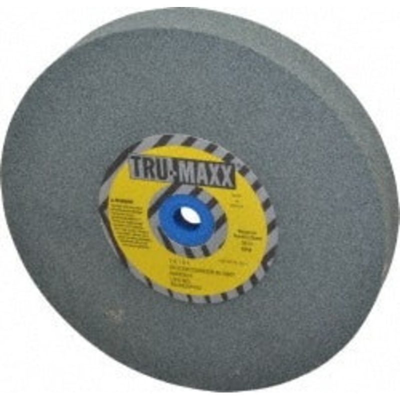 Tru-Maxx 80 Grit Silicon Carbide Bench & Pedestal Grinding Wheel 7 Diam x 1 Hole x 1 Thick, 3600 Max RPM, K Hardness, Medium Grade , Vitrified Bond 66253255183 – 85642510