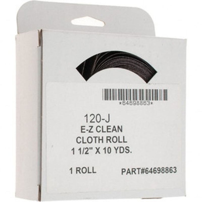 Value Collection 1-1/2 x 10 Yd 120 Grit Aluminum Oxide (Waterproof) Shop Roll Grade 3, Cloth Backing 302240 – 64698863