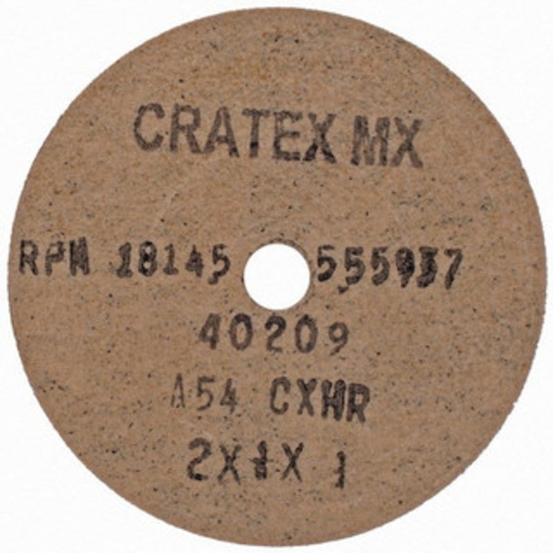 Cratex 2 Diam, 1/4 Hole, 54 Grit Aluminum Oxide Fiber Disc Coarse 40209 – 03596350