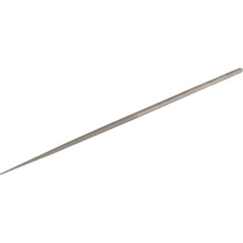 Grobet USA 6-1/4 Needle Precision Swiss Pattern Round File 0 Cut, 3 LOC, with Handle 31.590 – 60235934