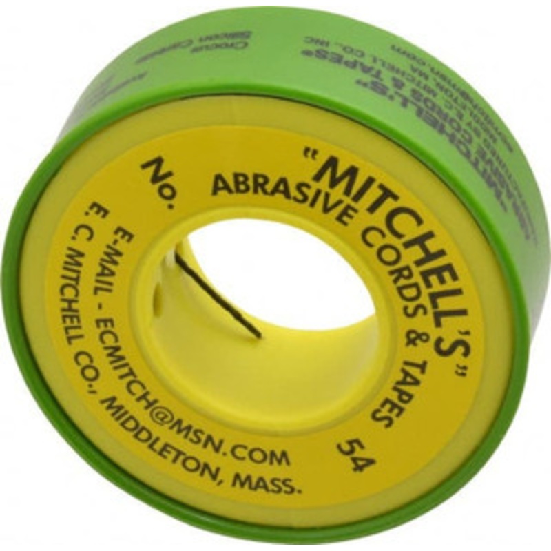 Made in USA 0.03 Wide, 200 Grit Aluminum Oxide Abrasive Cord 50 ft. Long, Very Fine Grade 54 – 05819065